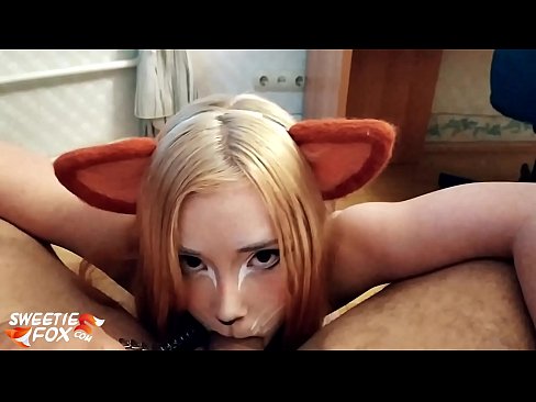❤️ Kitsune anameza mboo na kumeza mdomoni Pono ☑
